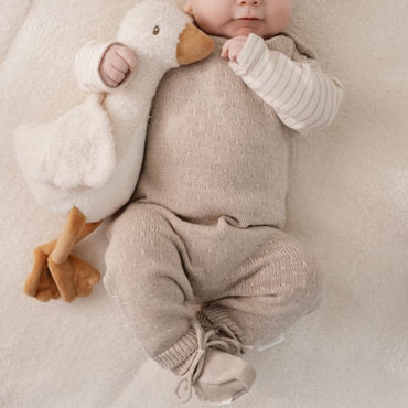 Little Dutch Chaussons tricot Soft Beige unisexe 44/56