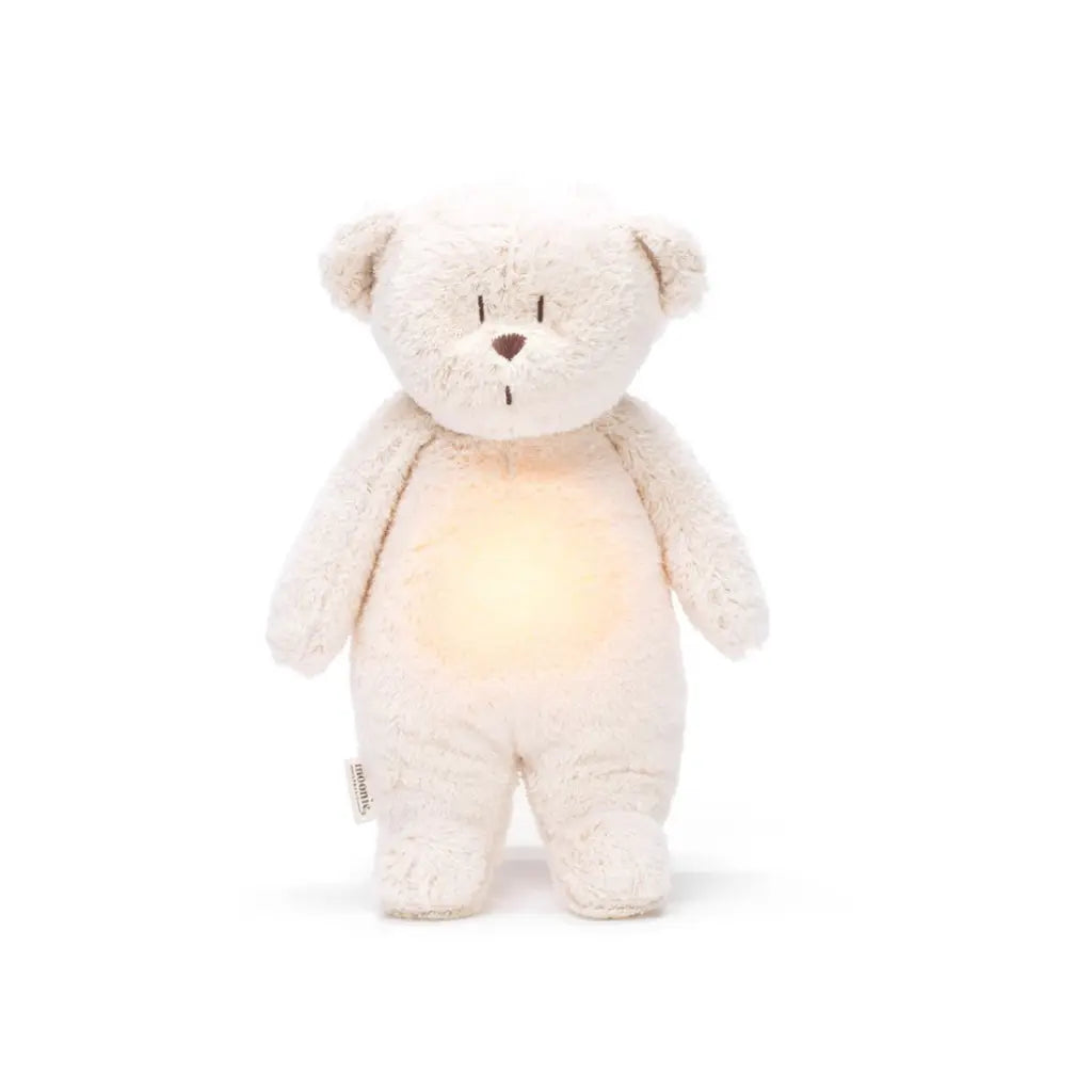 Moonie Knuffel met licht en geluid The Humming Bear Polar 28 cm