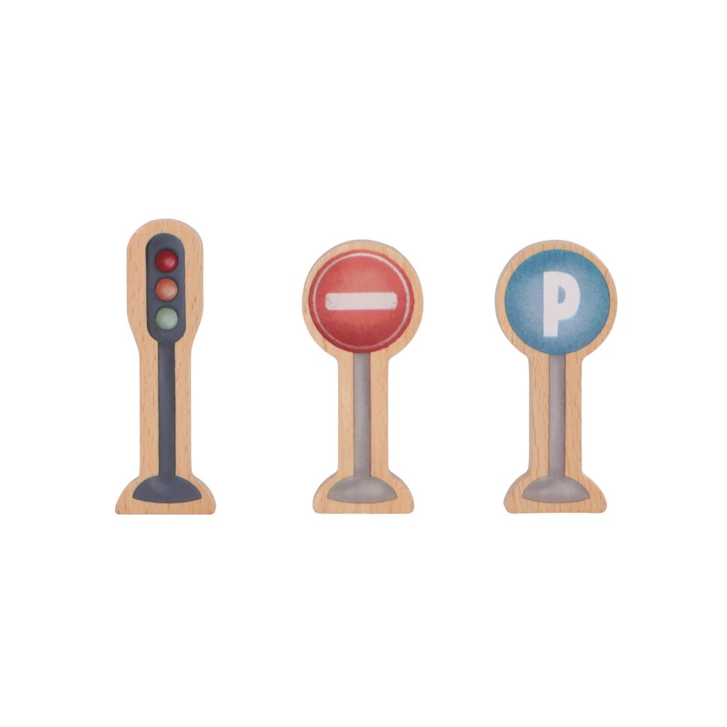 Little Dutch Houten Speelkoffer met racebaan