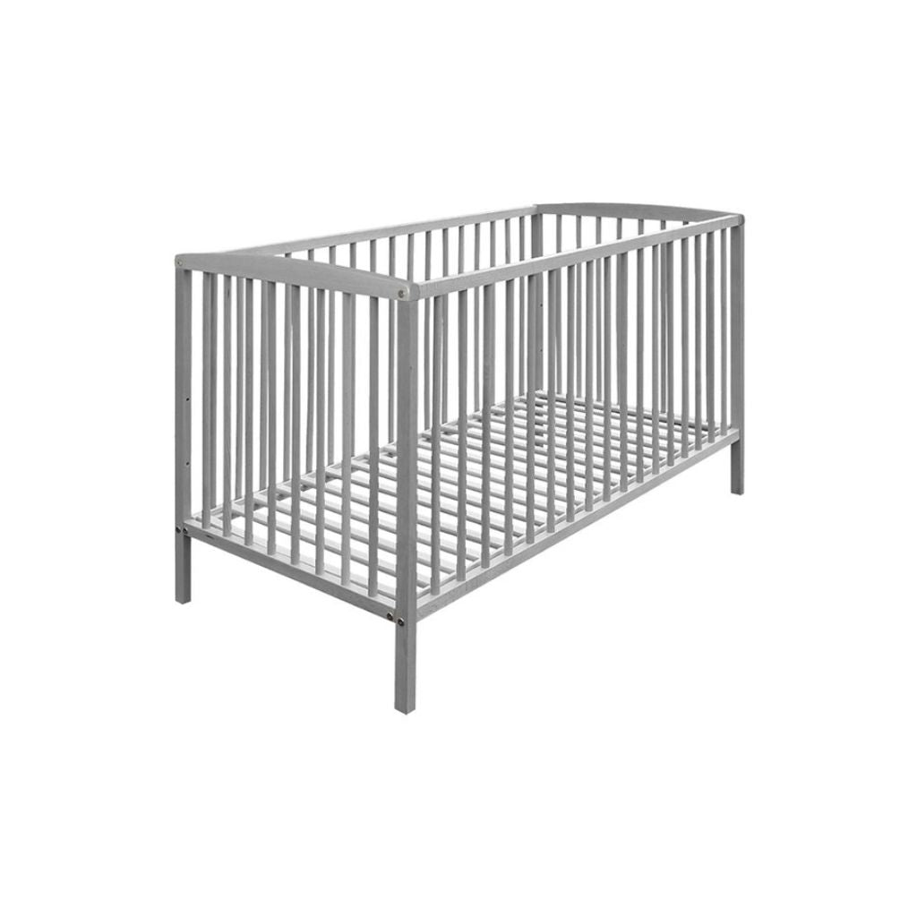 Amal II Lit de bébé One gris L 120 x Lg 60 cm
