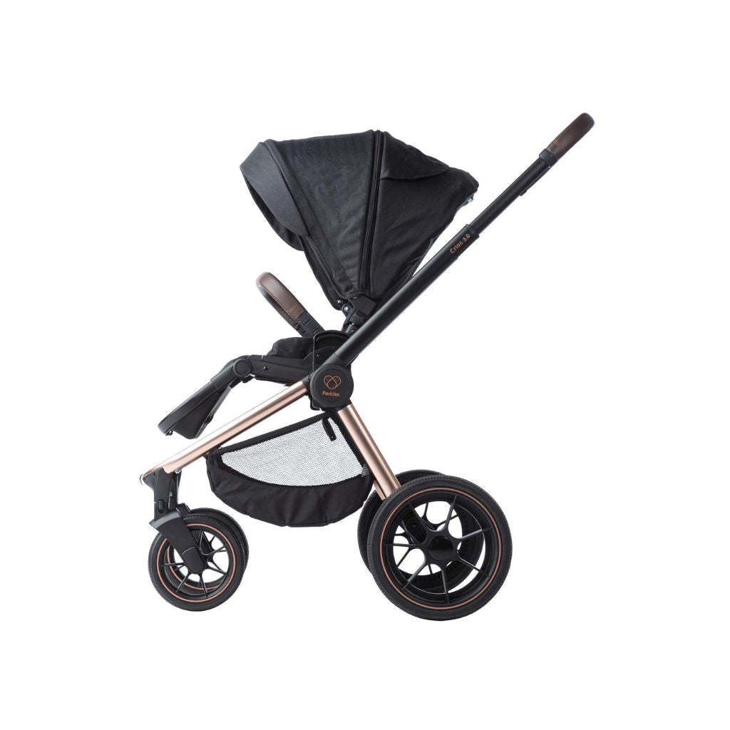 Pericles Wandelwagen Crios 3.0 Rose Gold / Anthracite + regenhoes