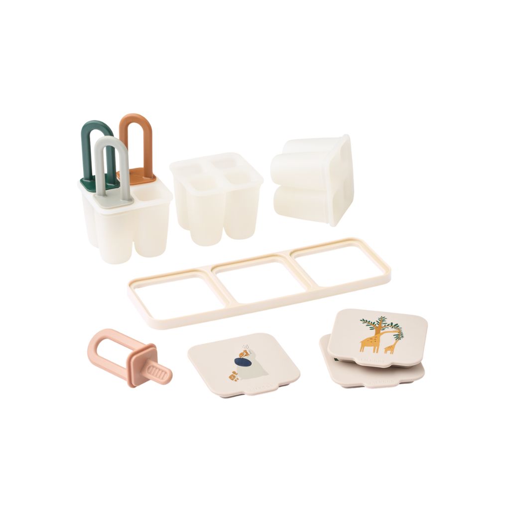 Liewood Food & Ice Pop Tray Kaimen All together / Sandy
