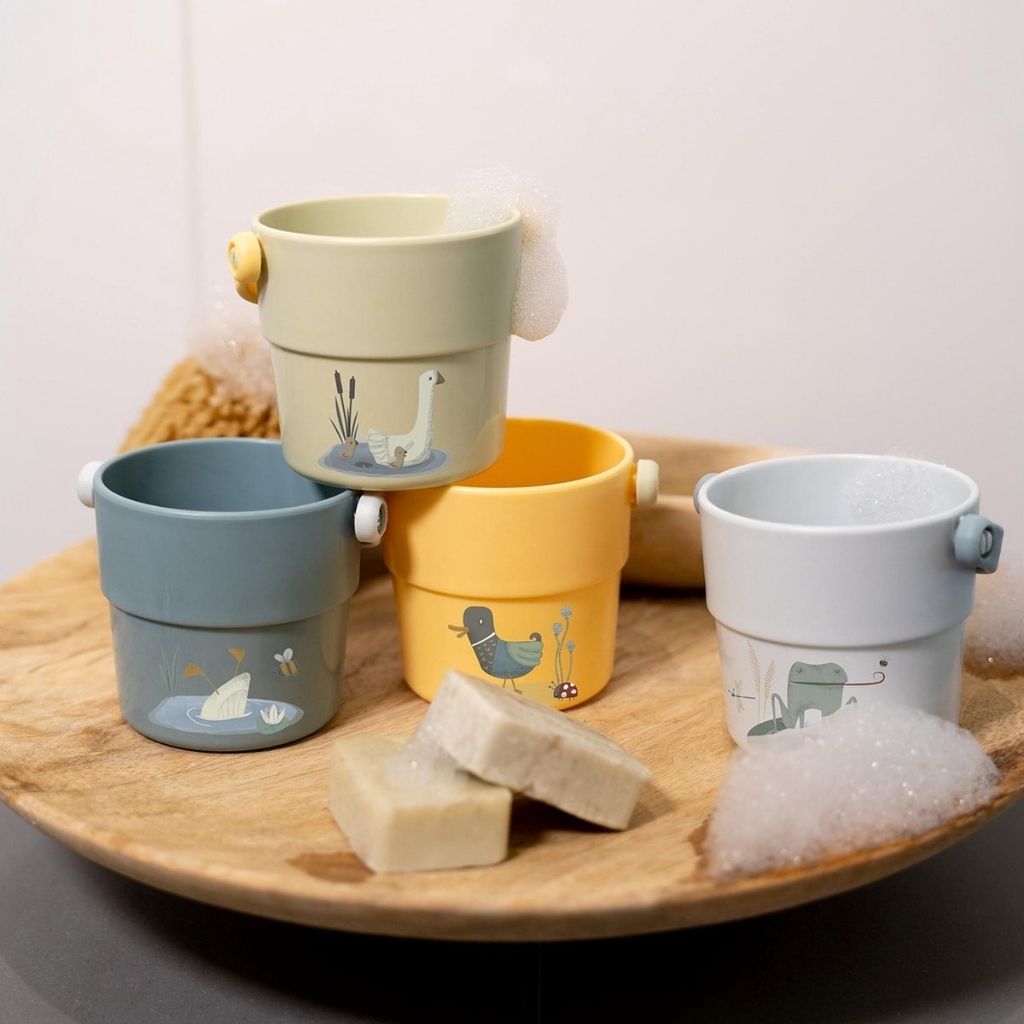 Little Dutch Gobelet de bain Little Goose - 4 pièces