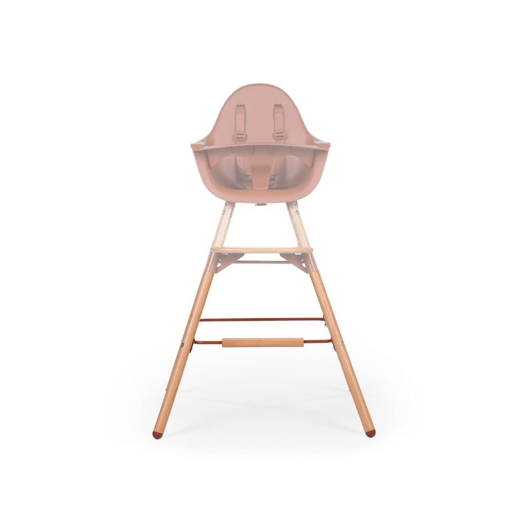Childhome Extra set poten voor eetstoel Evolu 2 roest