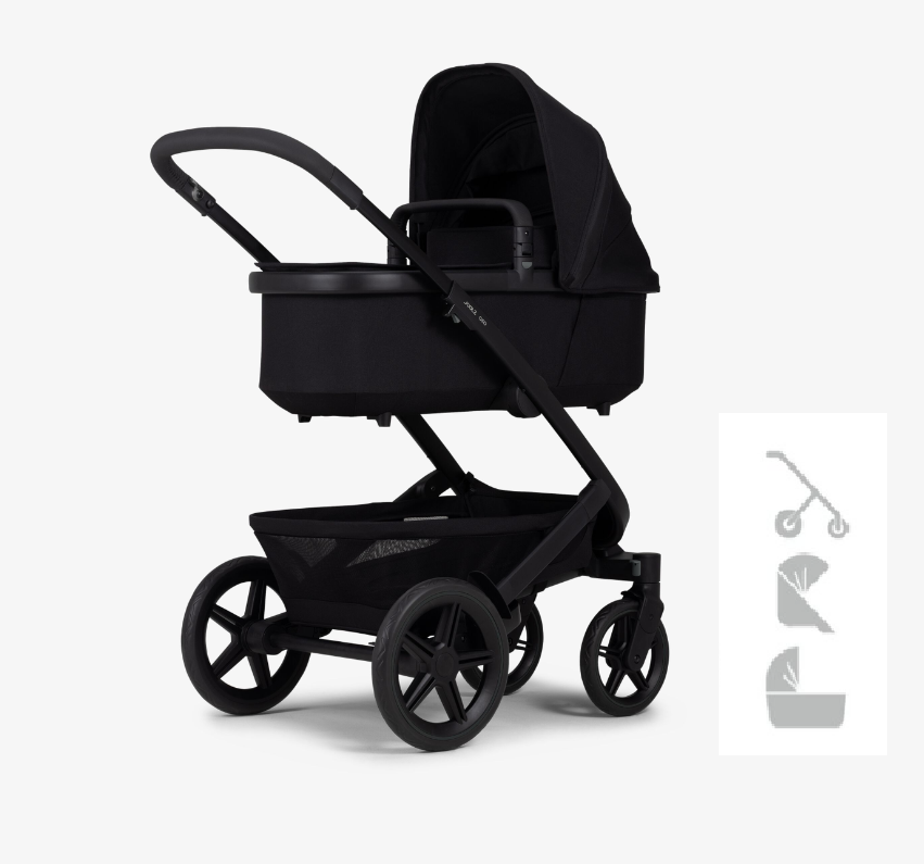 joolz registreren Joolz 3-in-1 Kinderwagen Geo3 Space Black