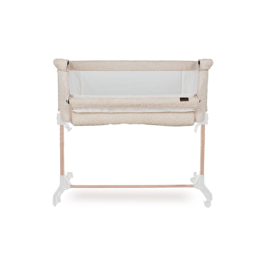 Quax Co-sleeper Side-by-Side Sheep hout incl matras 50x84cm afnb bekleding