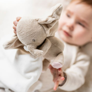 Nattou Doudou olifant gebroken wit 27 x 27 cm