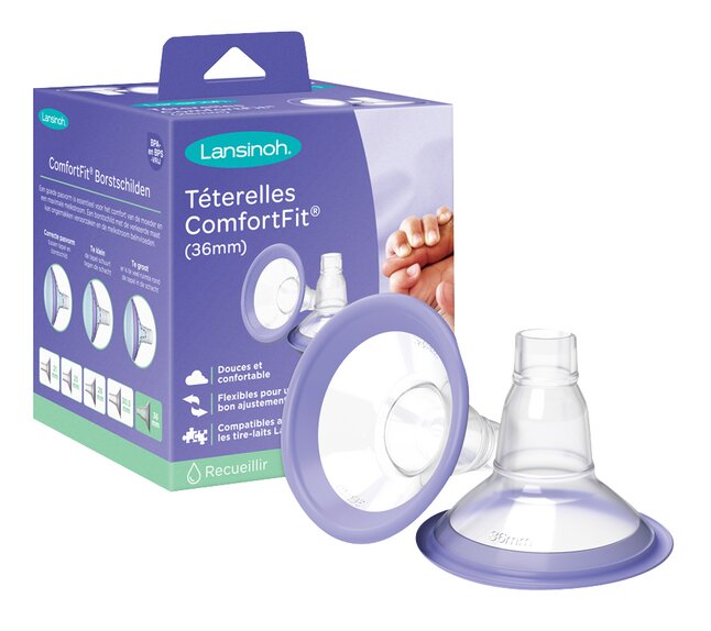 Lansinoh Téterelle Comfort Fit 36 mm - 2 pièces