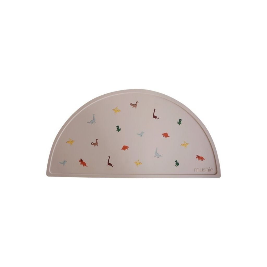 Mushie Placemat Dino beige