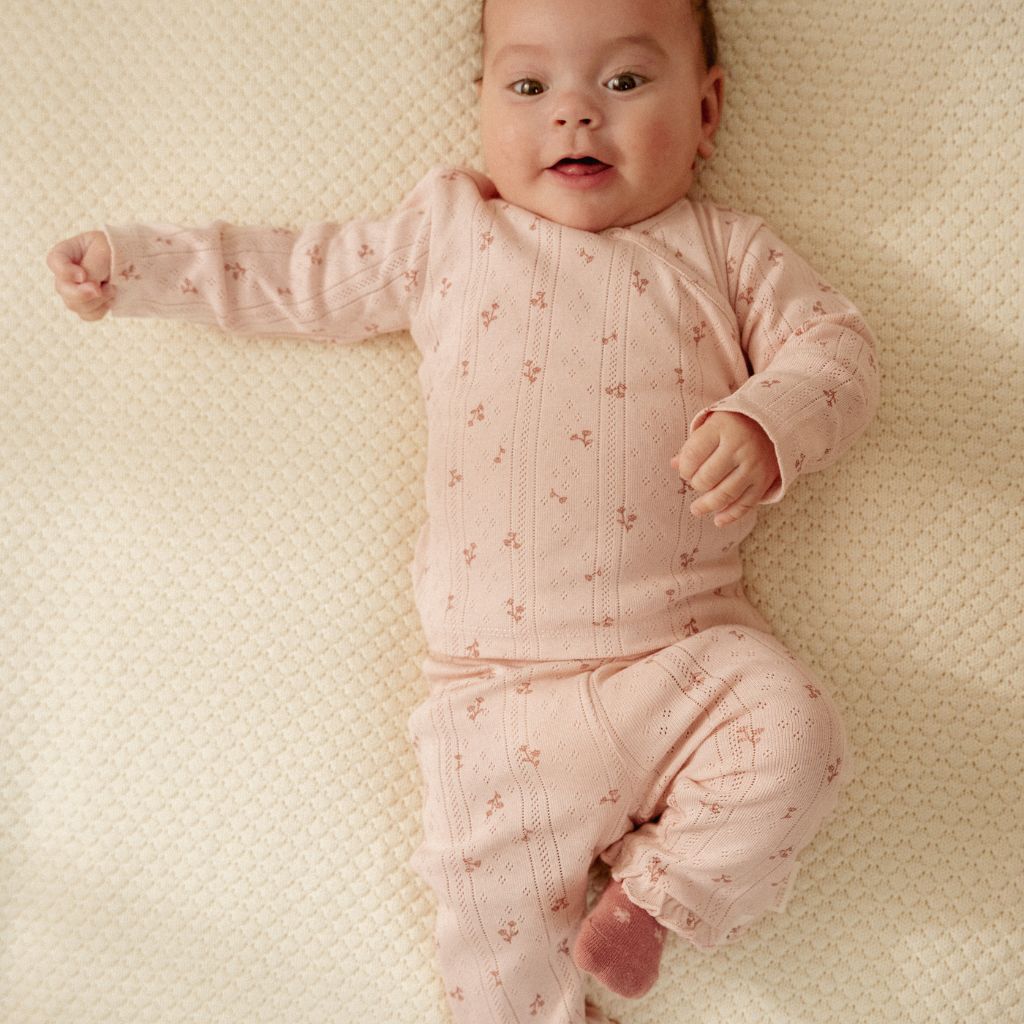 Little Dutch Legging Fairy Flowers roze