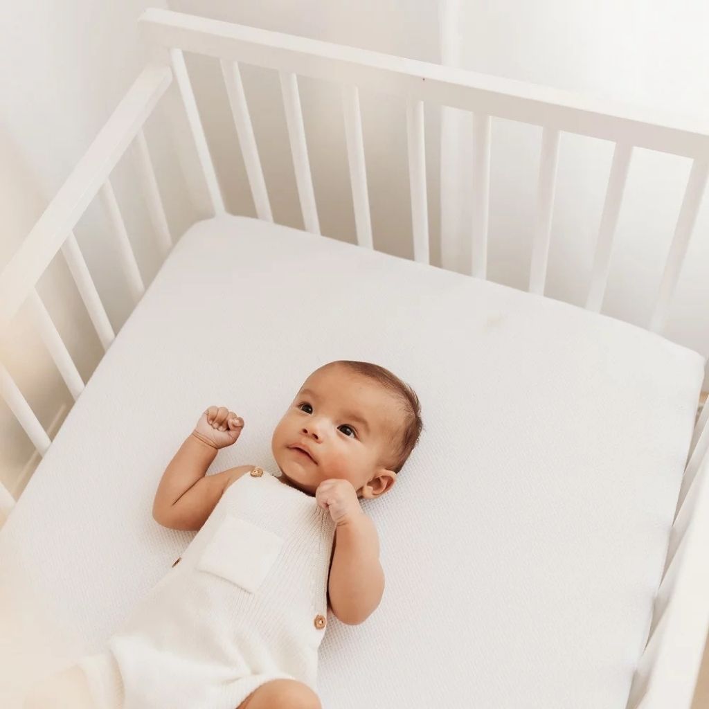 AeroSleep Drap-housse pour lit Evolution Premium blanc Lg 60 x L 120 cm