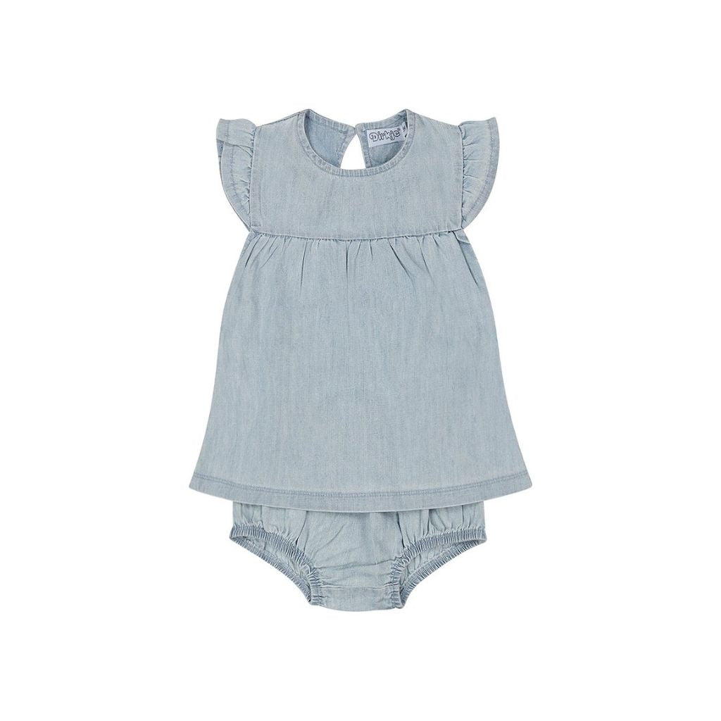 jurk + pamperbroekje m 86 Blue jeans girls