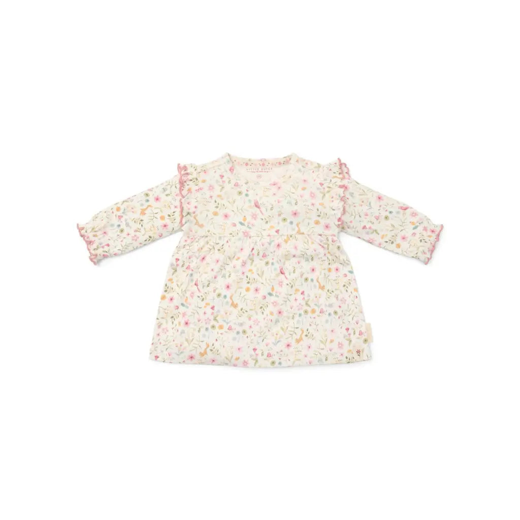 Little Dutch Robe à manches longues Fairy Garden rose