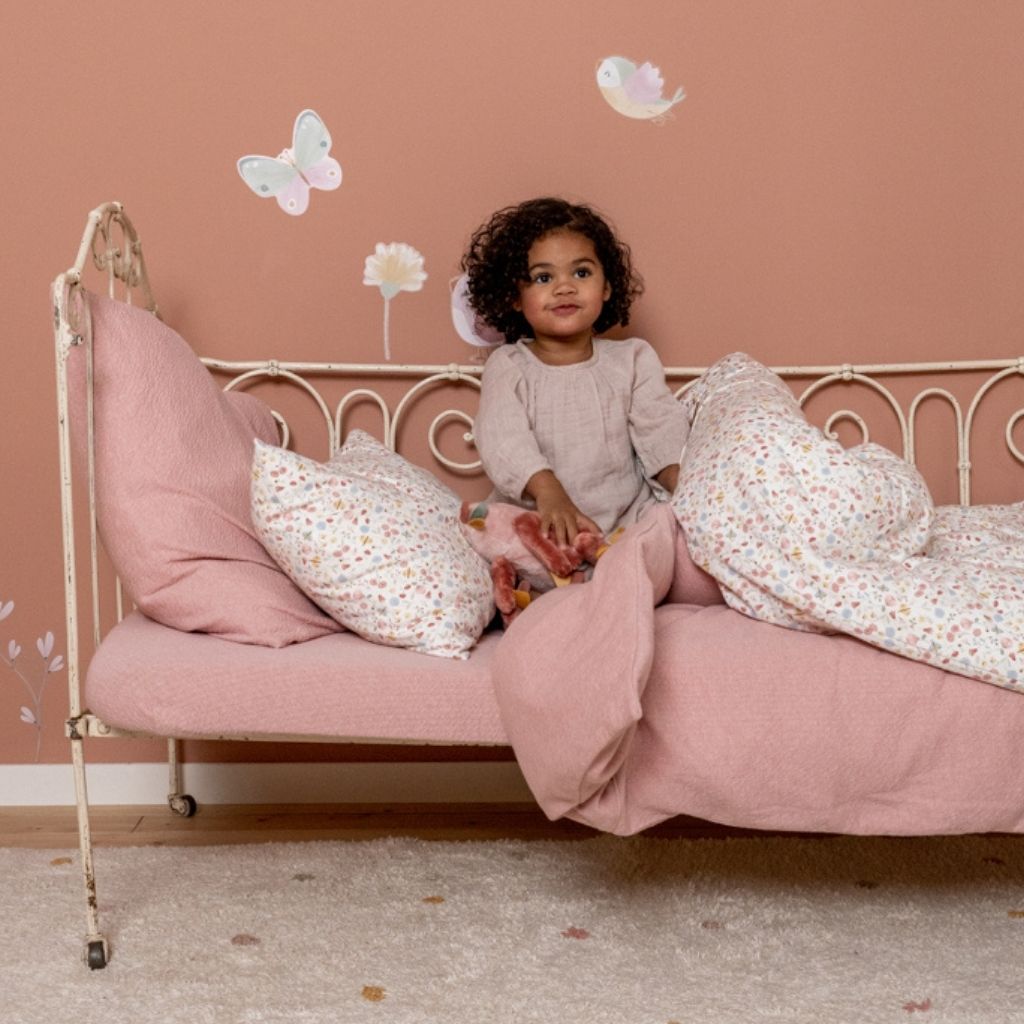 Little Dutch Dekbedovertrek Flowers & Butterflies katoen