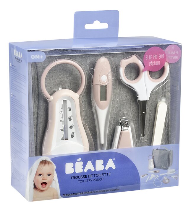 Béaba Set de soins 9 pièces Old Pink