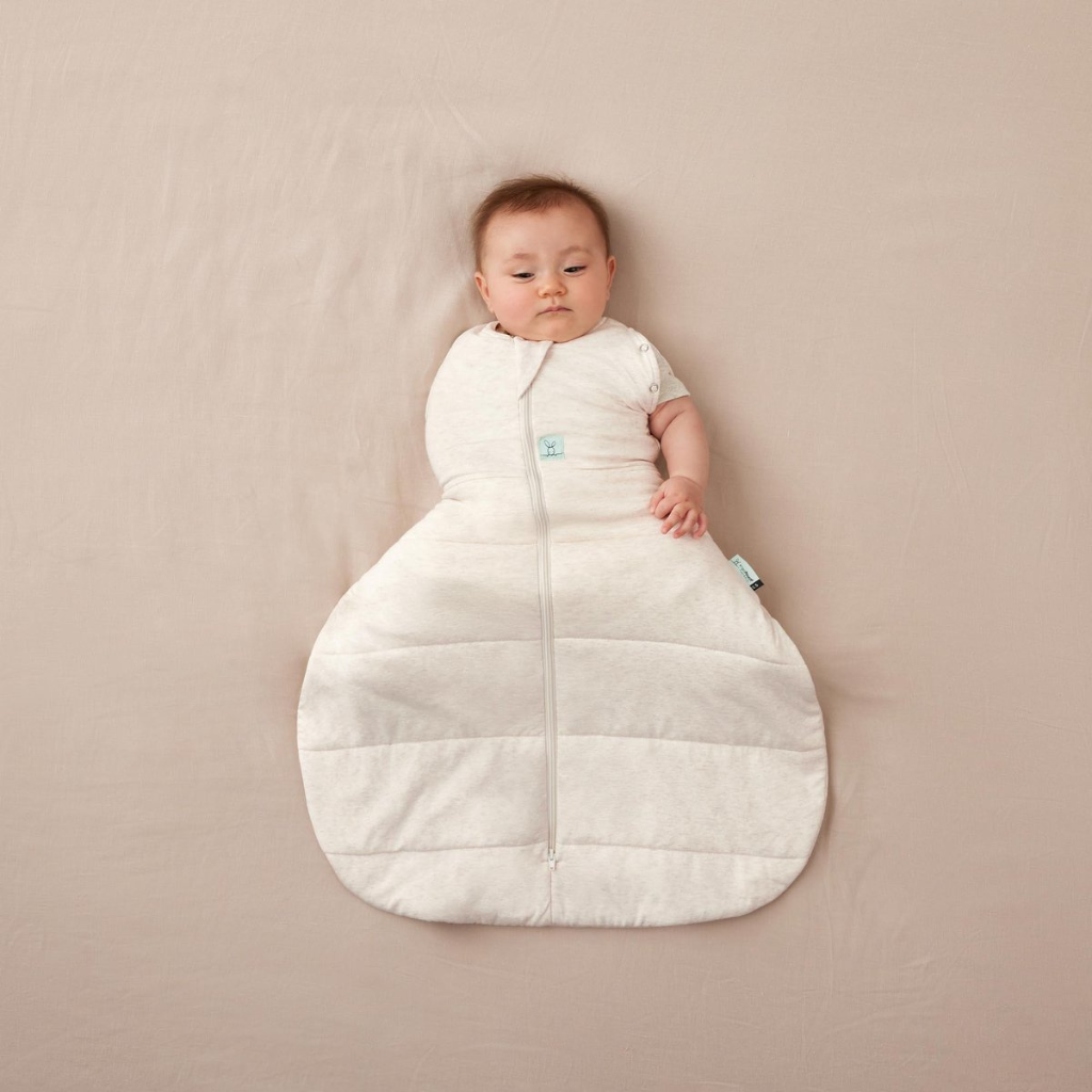 ErgoPouch Inbakerzak Cocoon Heup Dysplasie Oatmeal Marle 3-6m