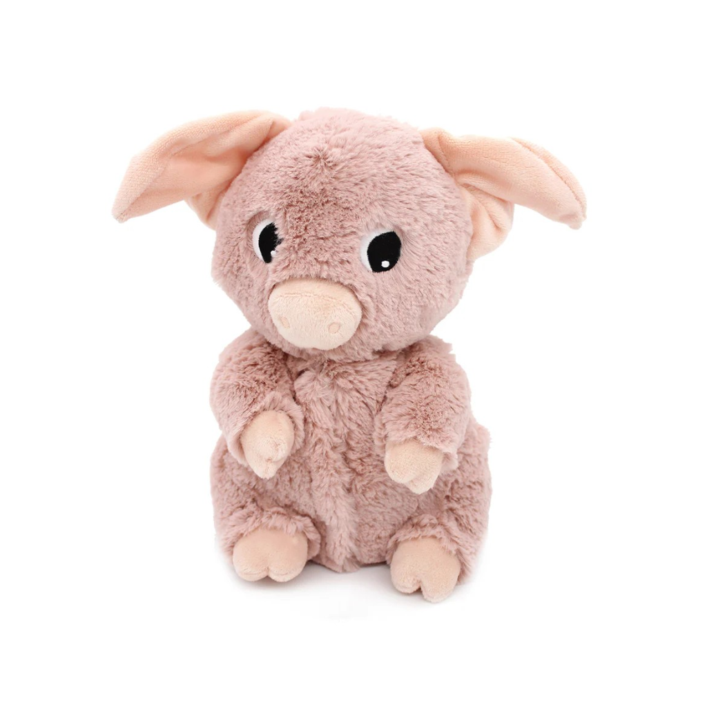 Les Déglingos Knuffel Barbekiou Pig Mom & Baby Pink Ptipotos