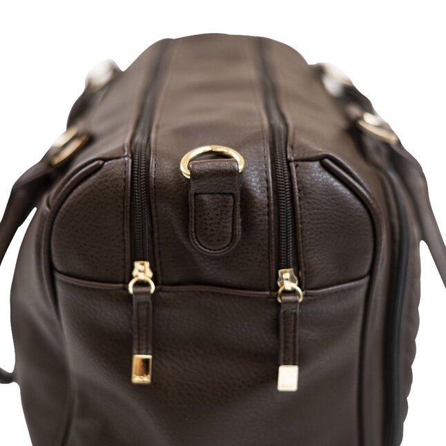 Isoki Sac à langer Double Zip Chocolate