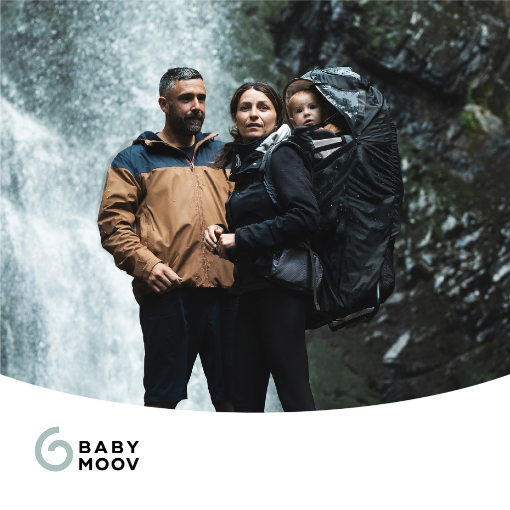 Babymoov Rugdrager Moov & Hike Dune + regenhoes