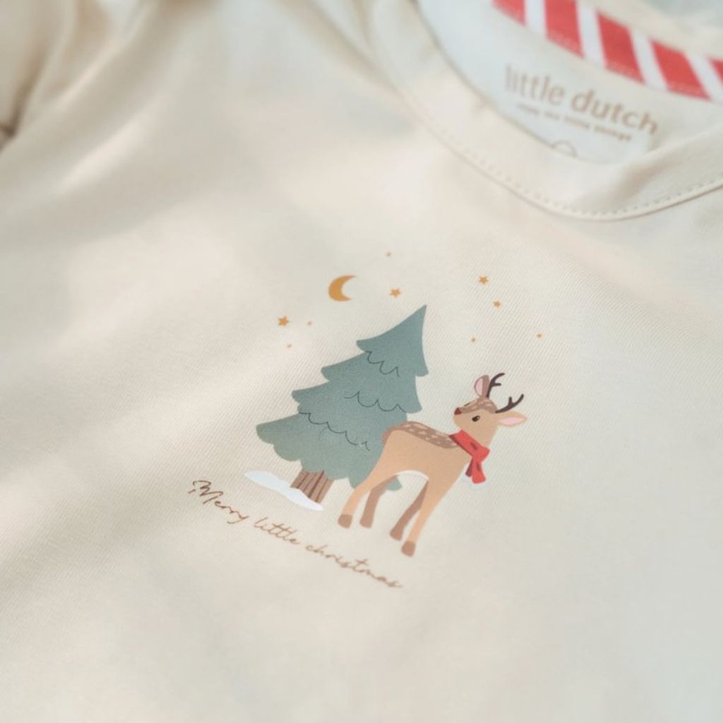 Little Dutch Romper lange mouw Little Christmas 62/68 - 2 stuks