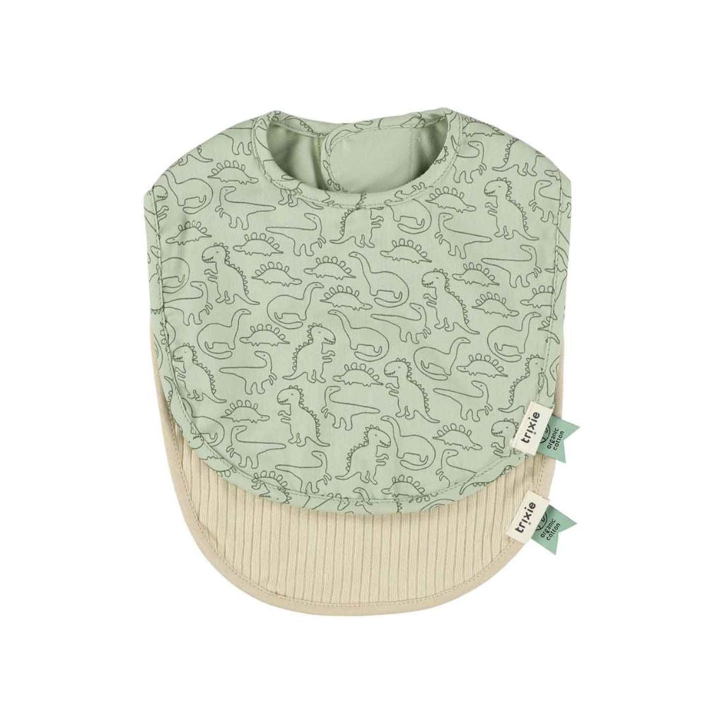 Trixie Slabbetje Daring Dino - 2 stuks