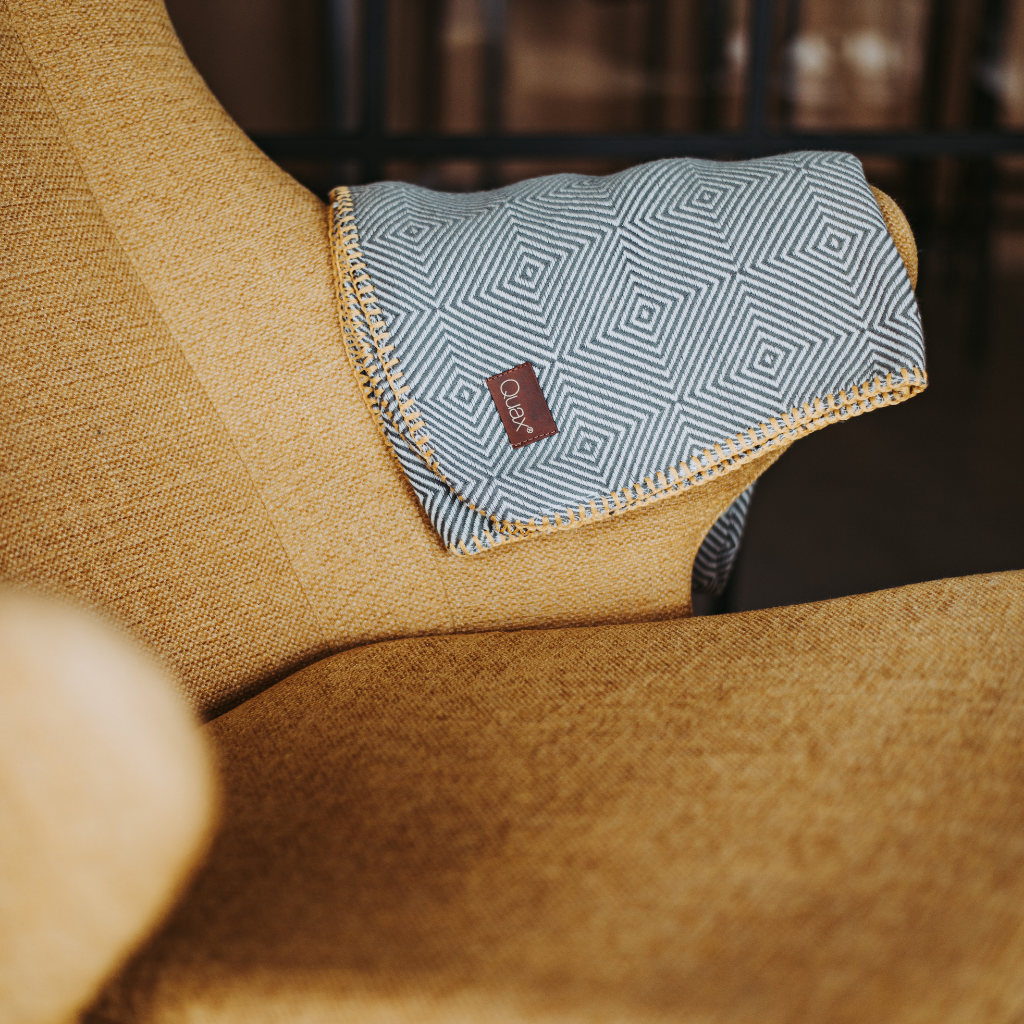 Quax Chaise à bascule Rocking Chair De Luxe Adult Saffran