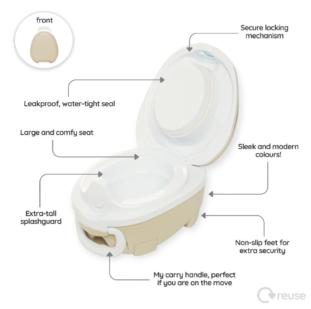 My Carry Potty Potje pastelbeige