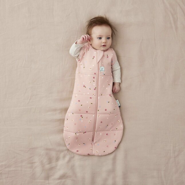 Ergopouch Sac d'emmaillotage/Sac de couchage Cocoon Winter Daisies 0-3 mois