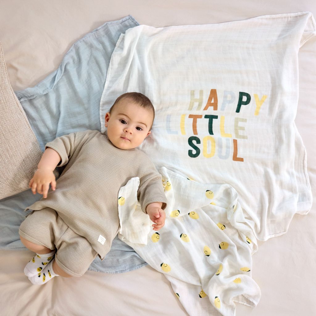 Lässig Tetradoek Happy Fruits Lemon - 3 stuks