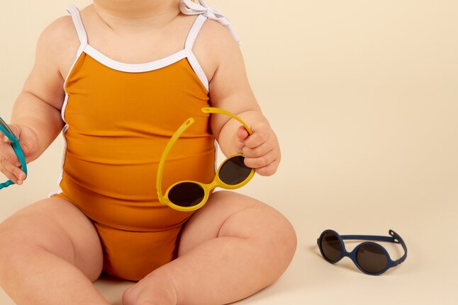 Ki ET LA Lunettes de soleil Diabola Mustard 0-12 mois
