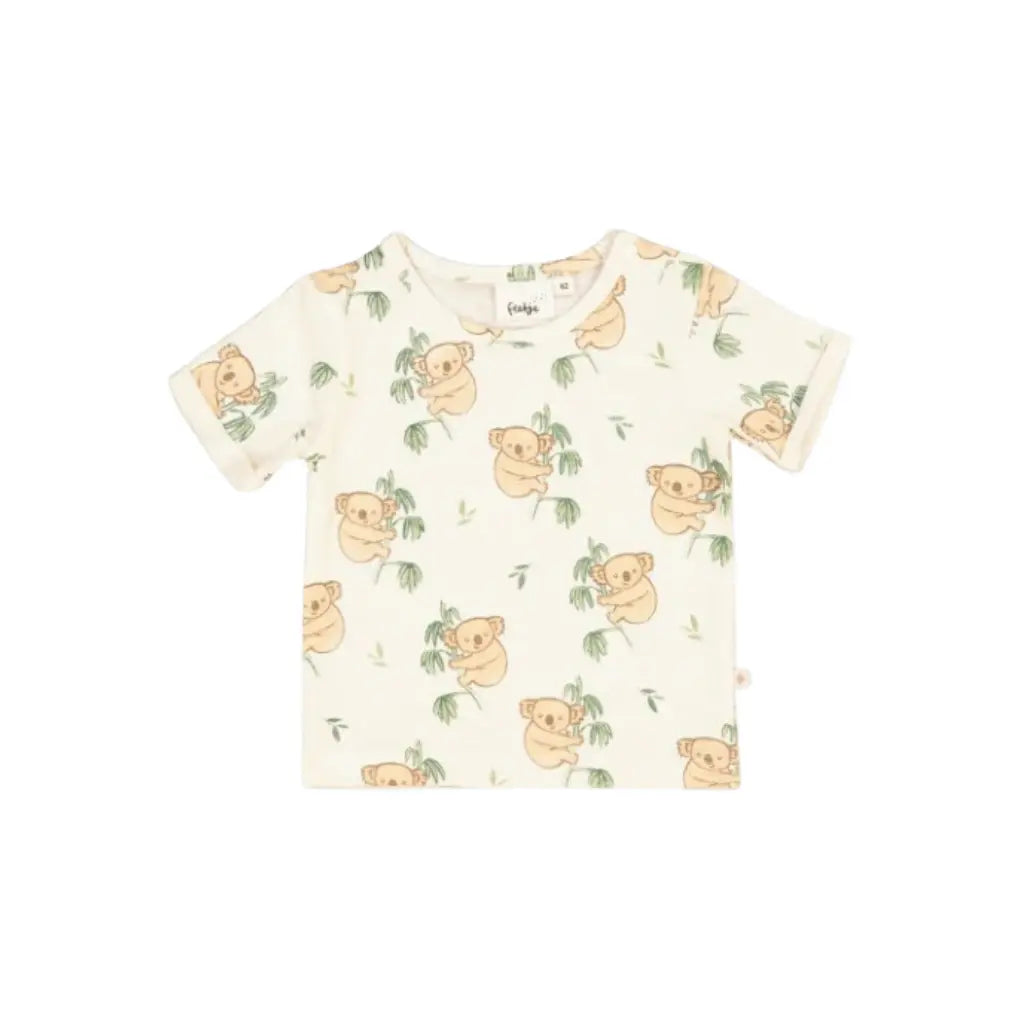 Feetje T-shirt AOP - The Chill Club m 74 Offwhite Jongens