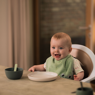 Dreambee Bavoir Oscar vert - 2 pièces