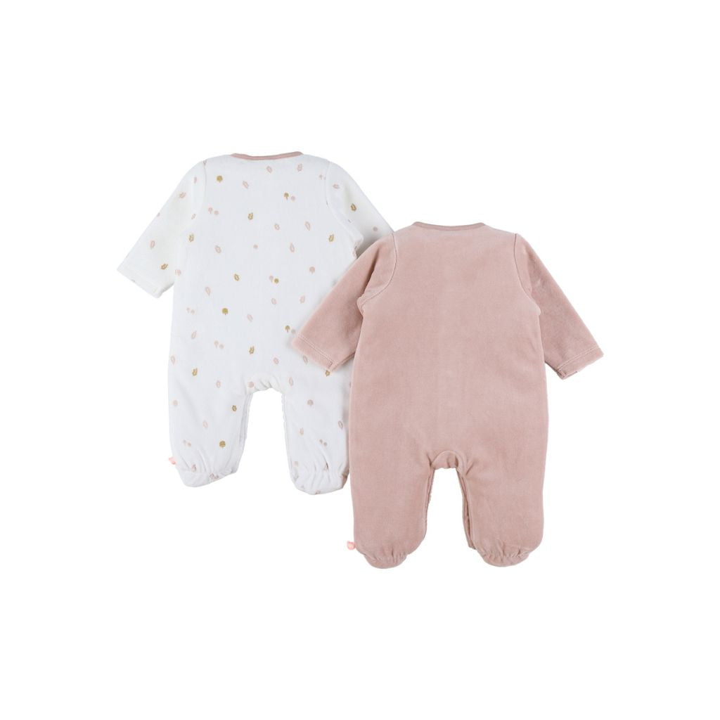 Noukie's Set van 2 pyjamas Fluweel Autumn Forest