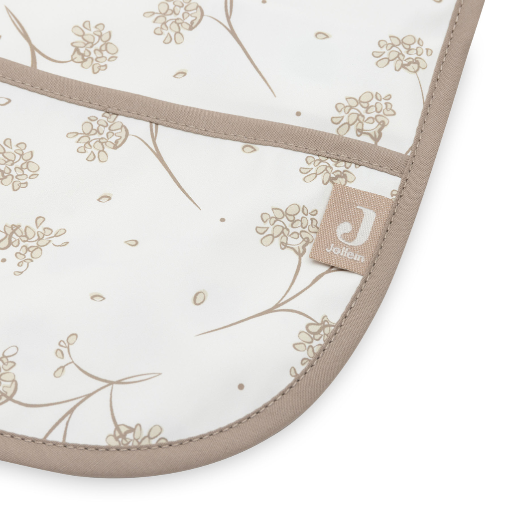 Jollein Waterbestendig slabbetje met mouwen - Leafy Dreams