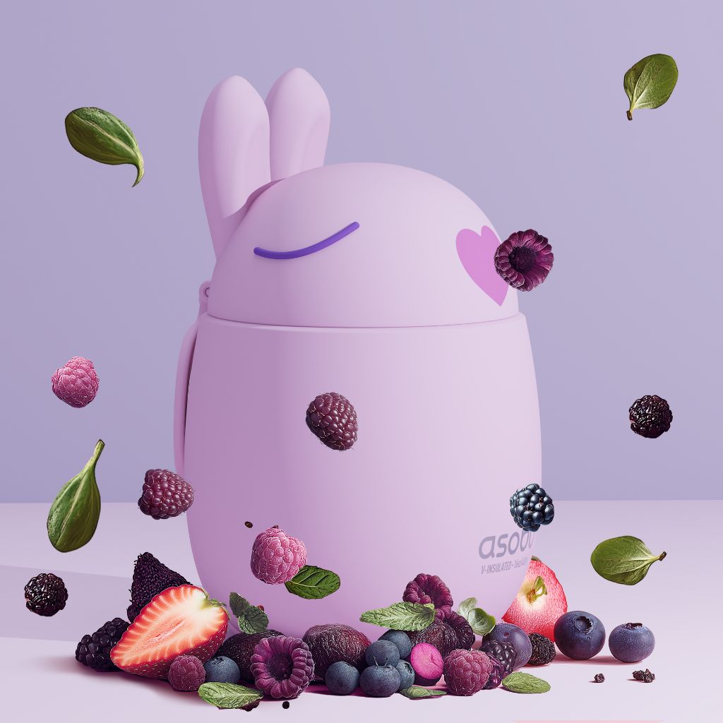 Asobu Boîte à lunch isotherme Bestie Bunny 600 ml