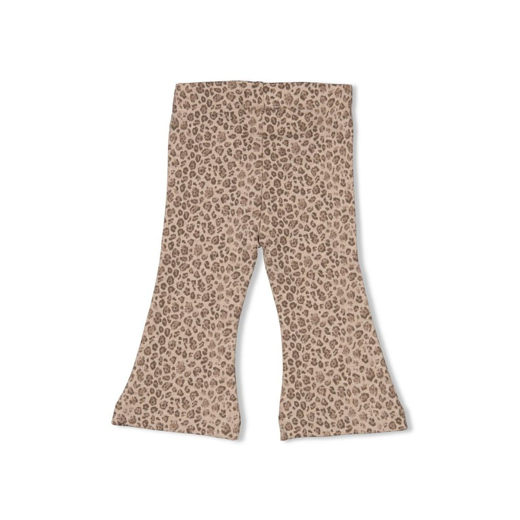 Feetje Flare broek Better Together Taupe melange