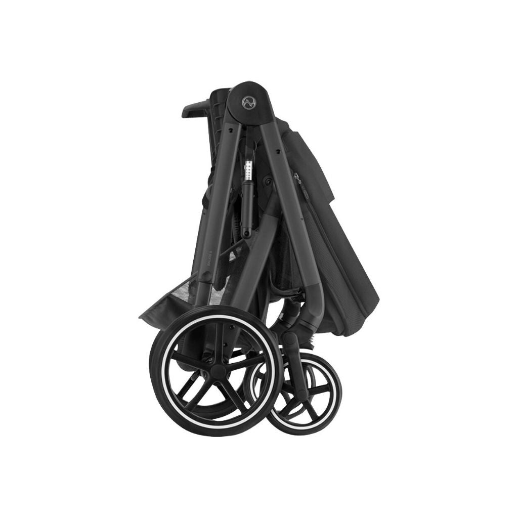 Cybex Poussette Balios S Lux Moon Black + nacelle
