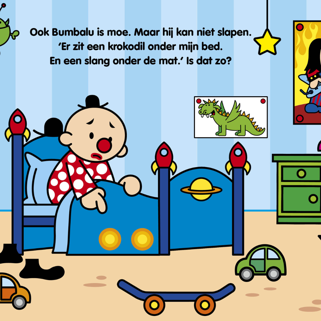 Bumba Kartonboek met flapjes - Oogjes dicht Bumba