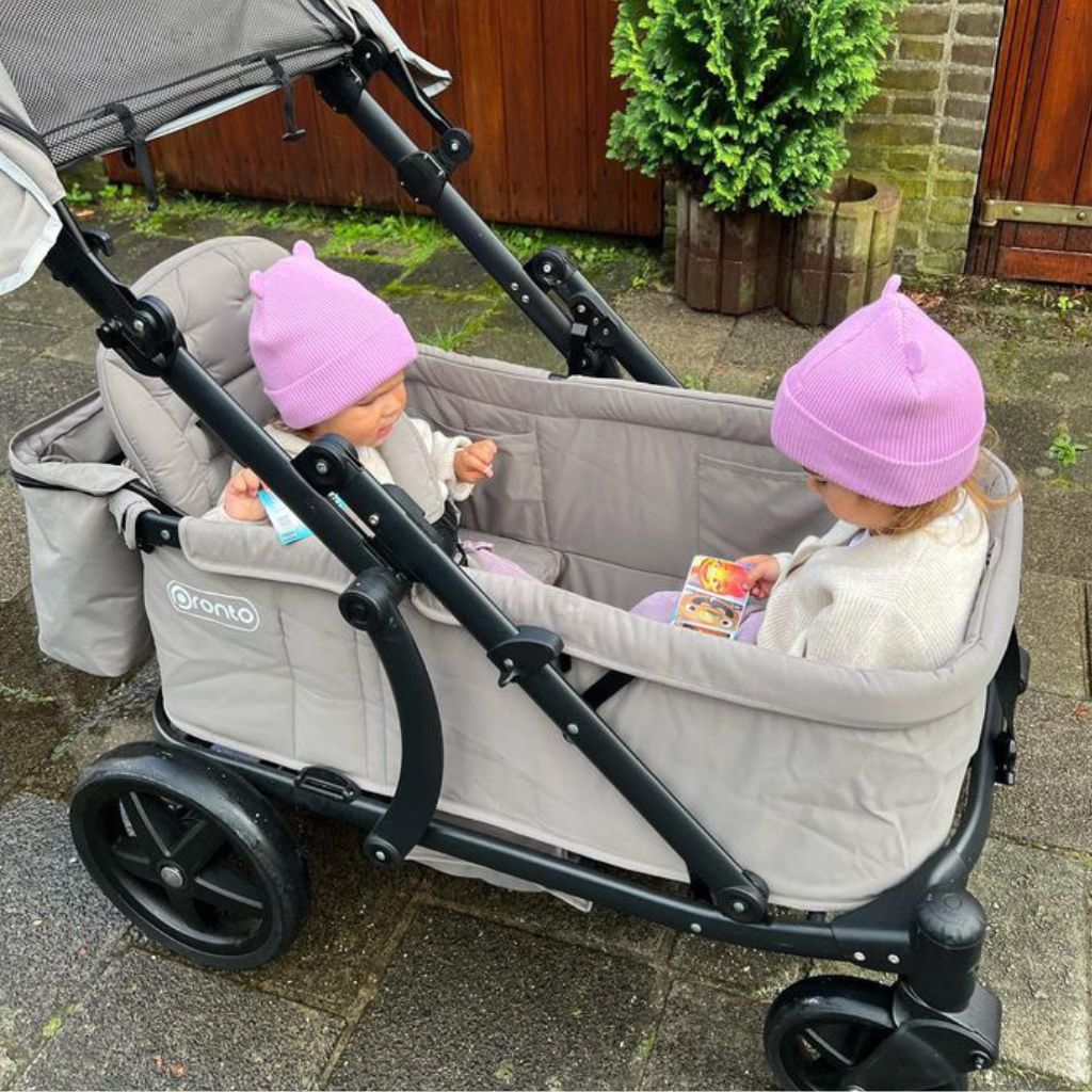 Pronto Stroller Cloud Grey + porte-gobelet