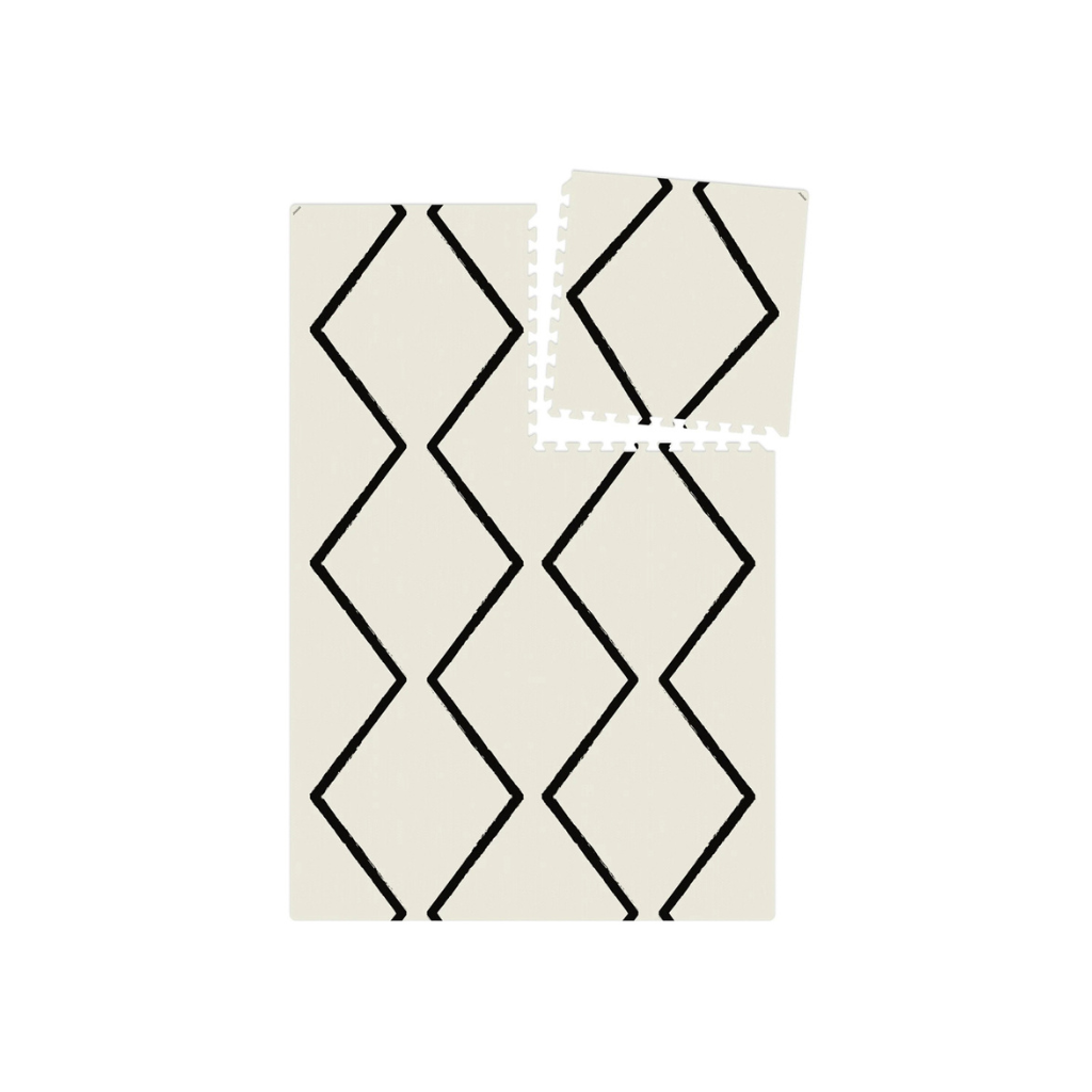 Eeveve Tapis-puzzle Beni Ecru