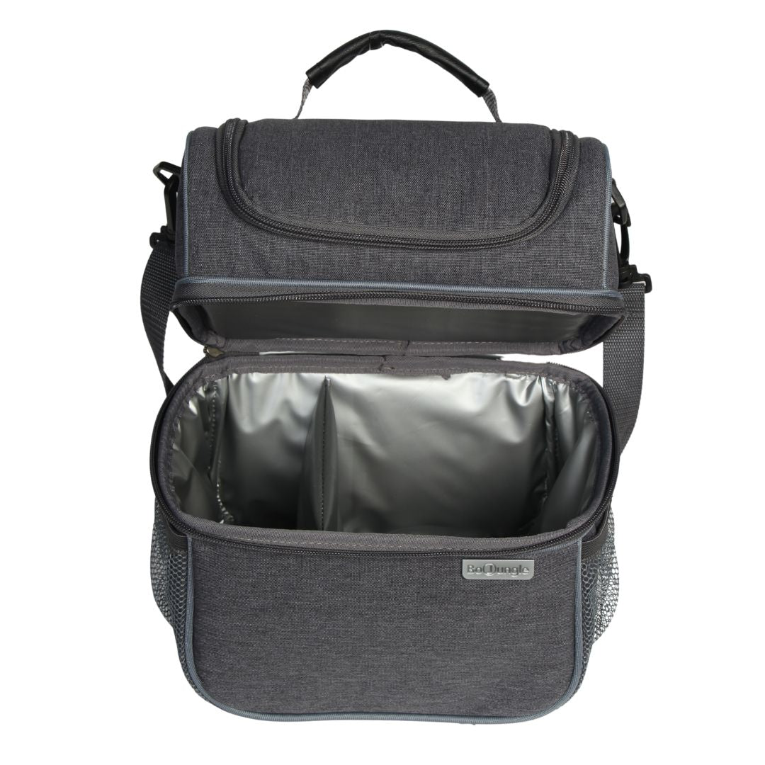 Bo Jungle Sac isotherme B-Thermo Breastpump organiser gris foncé 12 l