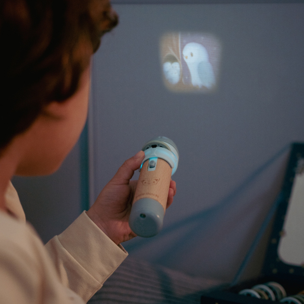 Little Dutch Projecteur d'histoires Forest Friends bleu