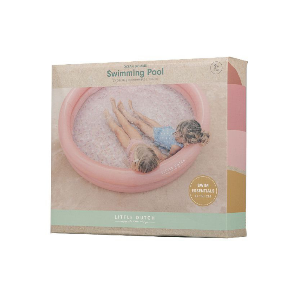 Little Dutch Opblaasbaar kinderzwembad Ocean Dreams Roze