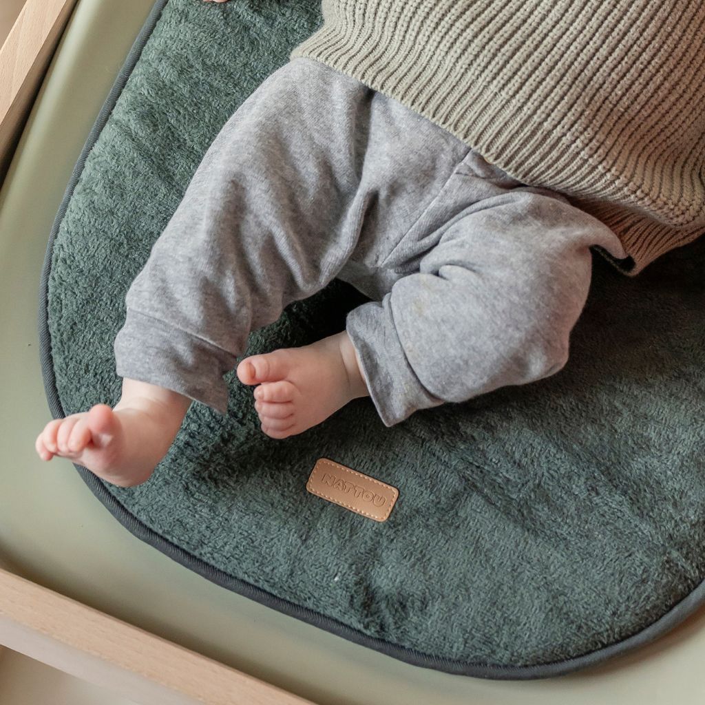 Nattou Inlegkussen Softy badstof groen