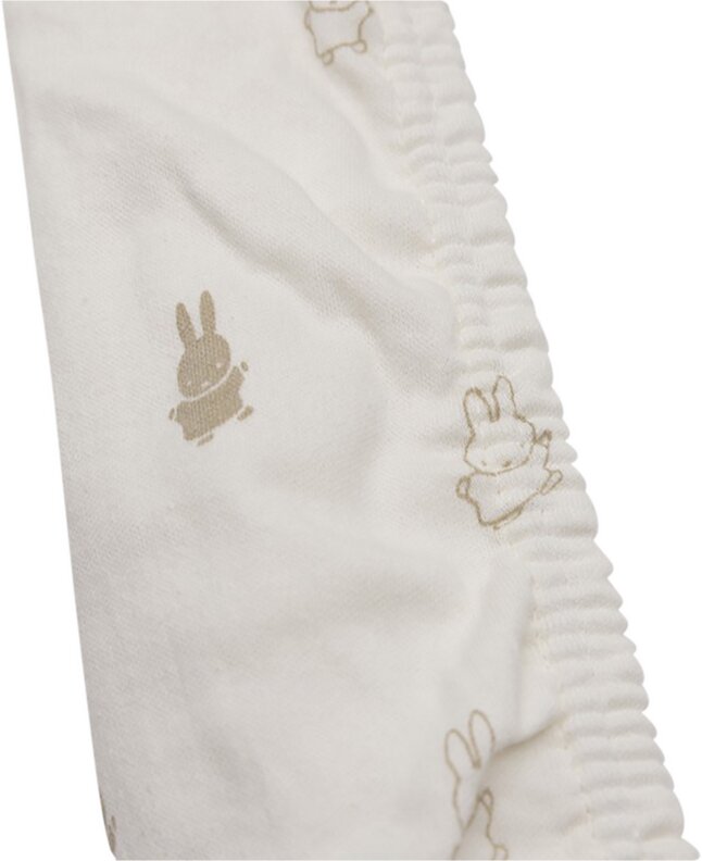 Jollein Housse pour matelas à langer Miffy Nougat