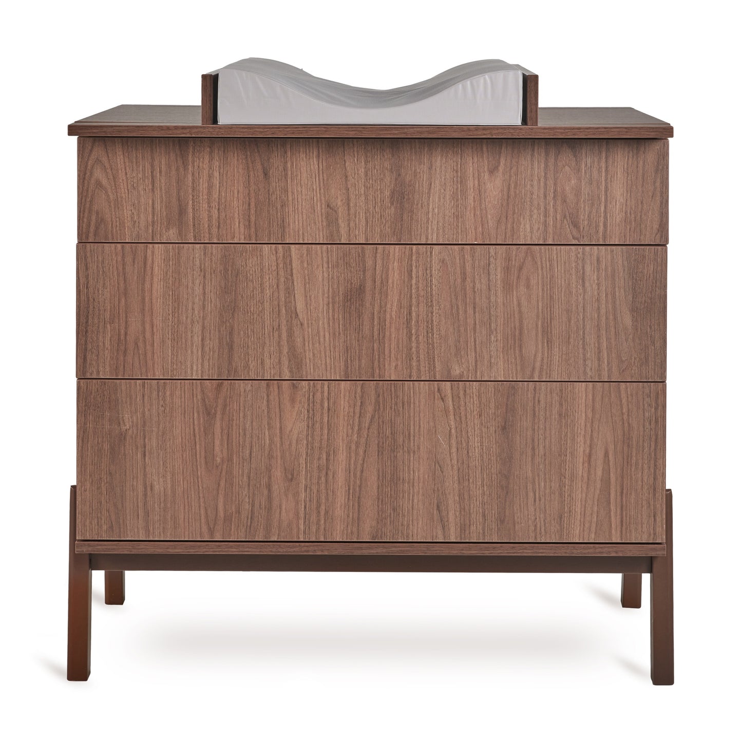 Quax Chambre de bebe 3 pièces (lit L 12 x Lg 6 cm - commode avec rallonge - armoire 2 portes) Ashi Chestnut