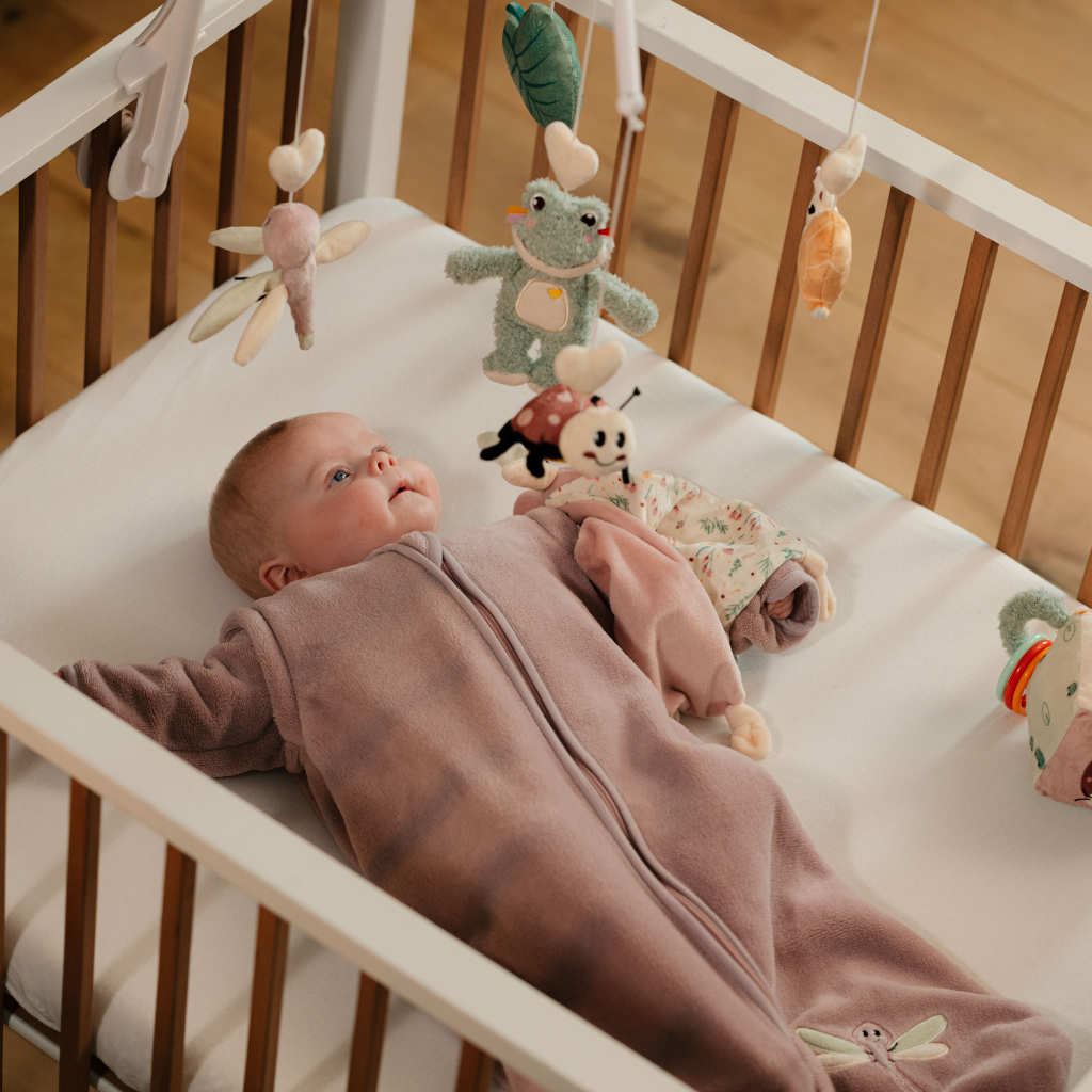 Dreambee Sac de couchage d'hiver Oscar Libellule rose 70 cm
