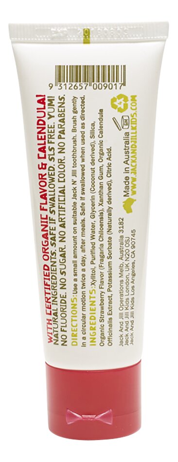 Jack N' Jill Dentifrice bio fraise