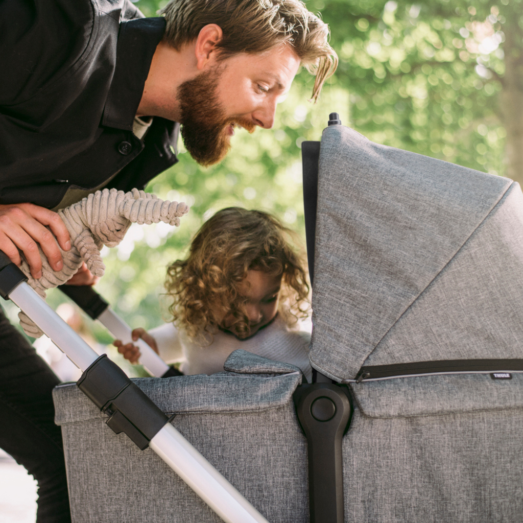 Thule Nacelle Sleek Bassinet Grey Melange
