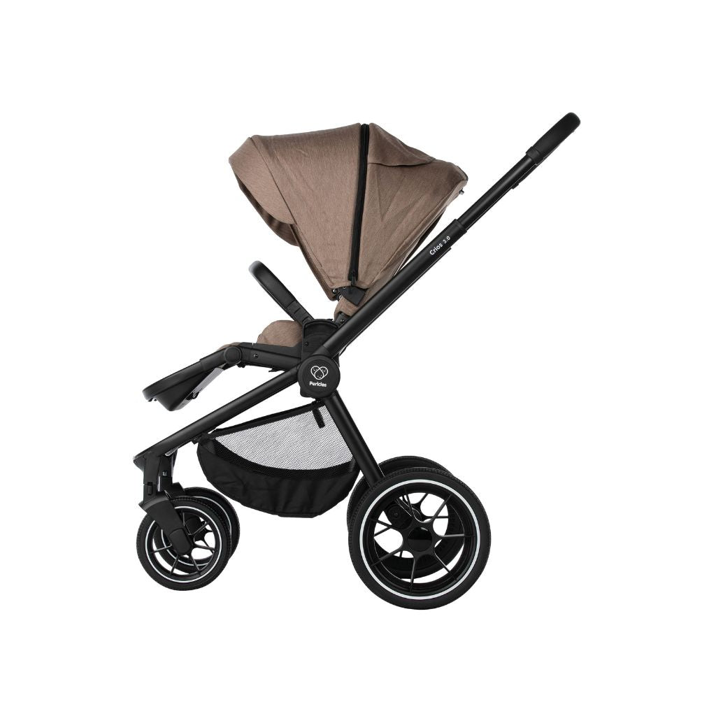 Pericles Poussette Crios 3.0 Coffee + habillage de pluie